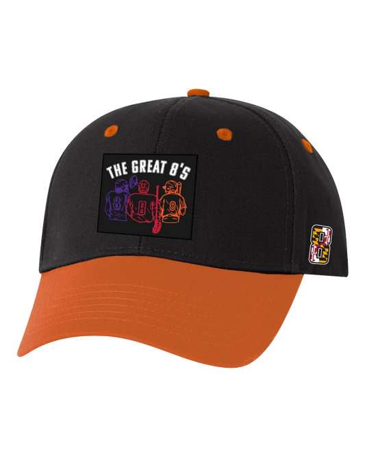 The Great 8's - Maryland Edition (Black) / Baseball Hat - Route One Apparel