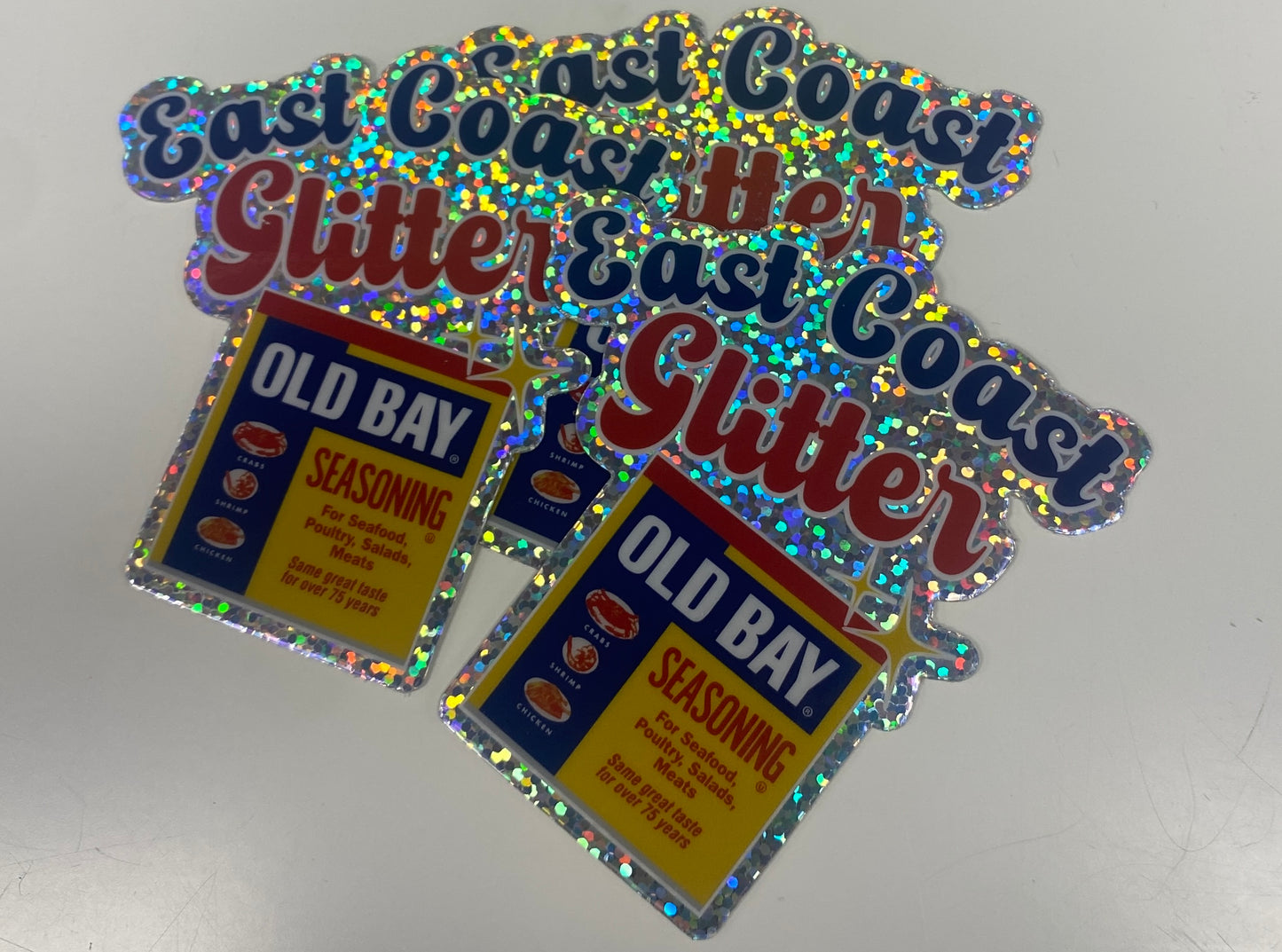 OLD BAY East Coast Glitter / Sticker - Route One Apparel