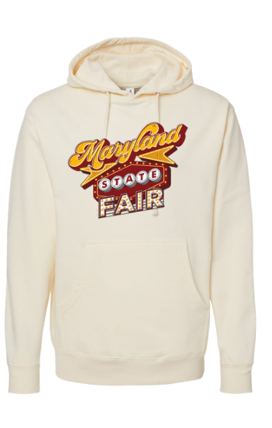 Maryland State Fair Carnival Lights (Bone) / Hoodie - Route One Apparel