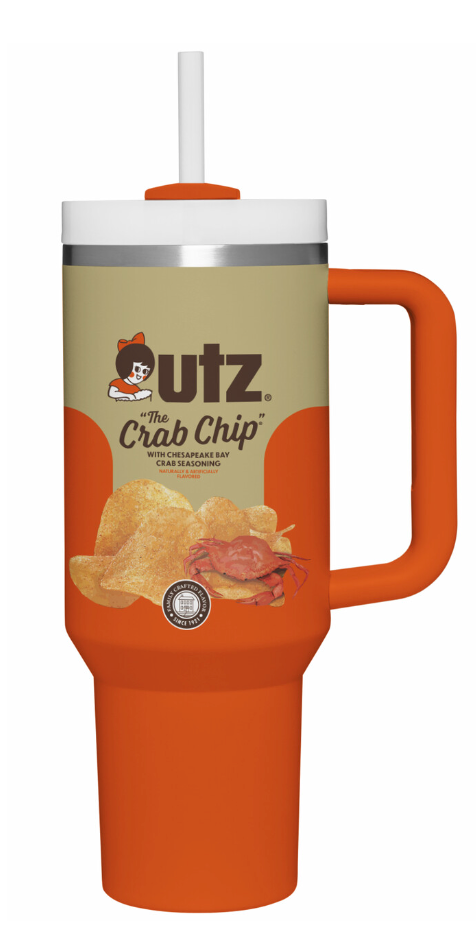 UTZ Crab Chip / 40 oz Tumbler with Handle - Route One Apparel