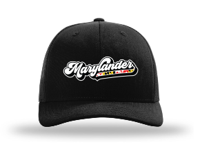 Marylander (Black) / Baseball Hat - Route One Apparel
