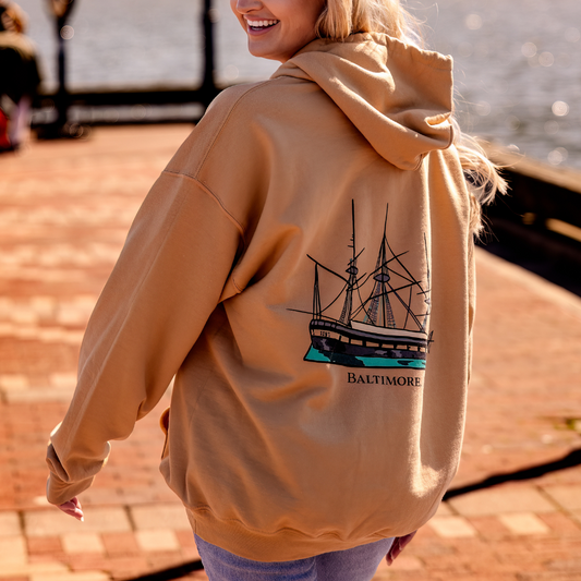 Keep Maryland Iconic - Constellation (Old Gold) / Hoodie - Route One Apparel