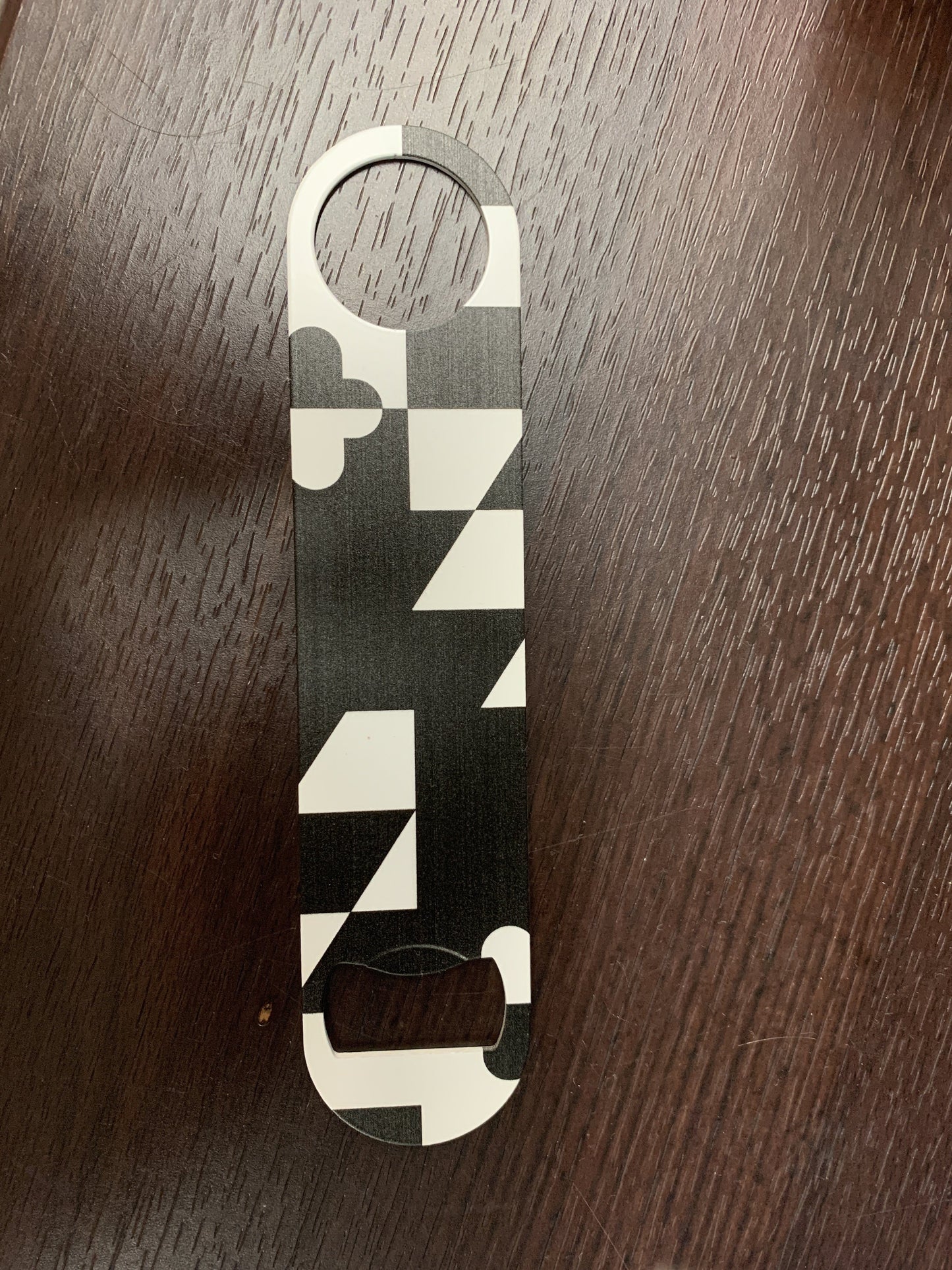 Drink Local Black and White Maryland Flag / Bottle Opener - Route One Apparel