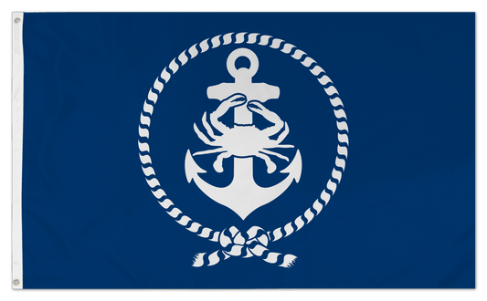 Anchor, Crab & Rope / Flag - Route One Apparel