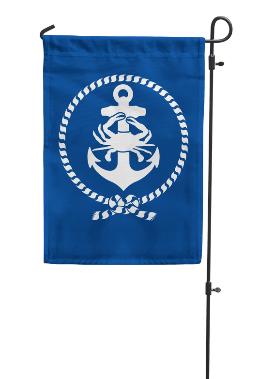 Anchor, Crab & Rope / Garden Flag - Route One Apparel