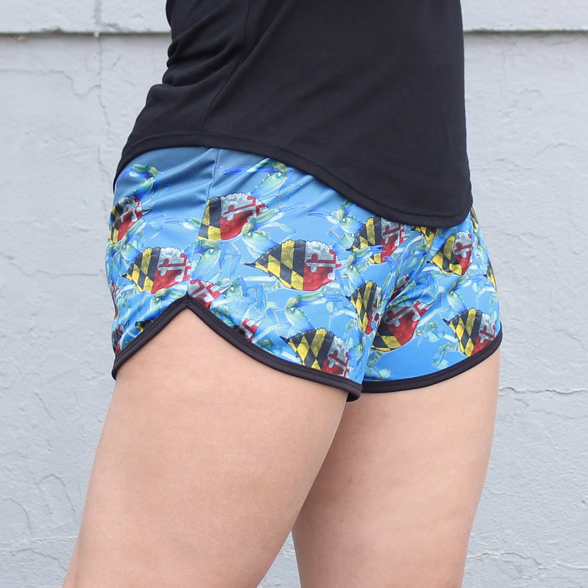 Bottom of the Bay - Maryland Crabs / Running Shorts (Ladies)