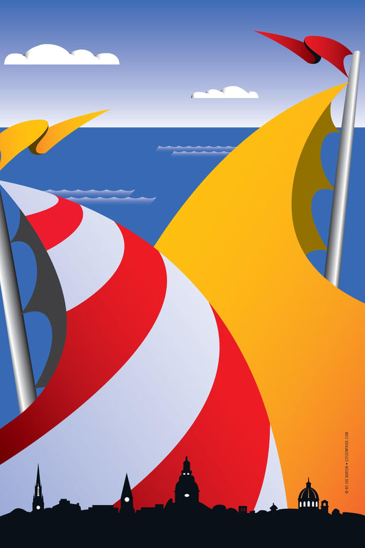 Annapolis Sails / House Flag - Route One Apparel