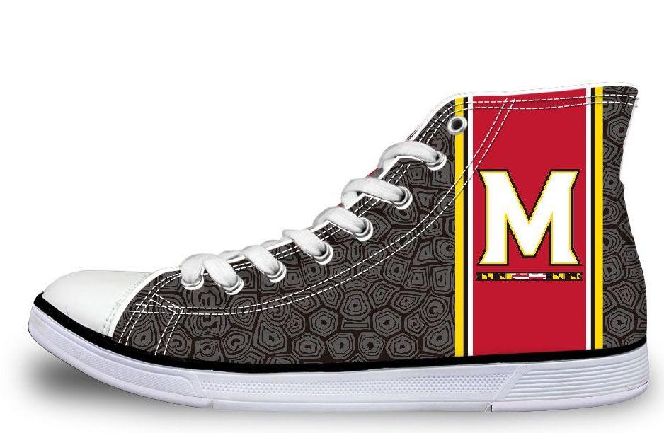 UMD "M" Logo and Turtle Shell Hightop / Shoes - Route One Apparel