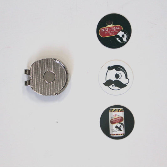 Natty Boh / Hat Clip with Magnetic Ball Marker - Route One Apparel