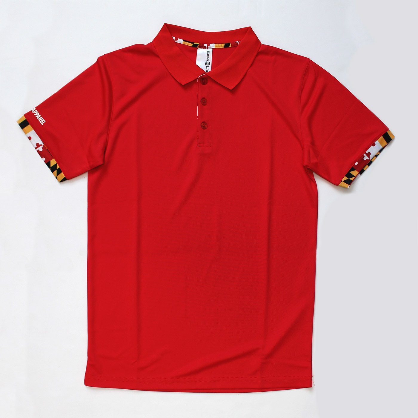 Maryland Flag (Red) / Polo - Route One Apparel