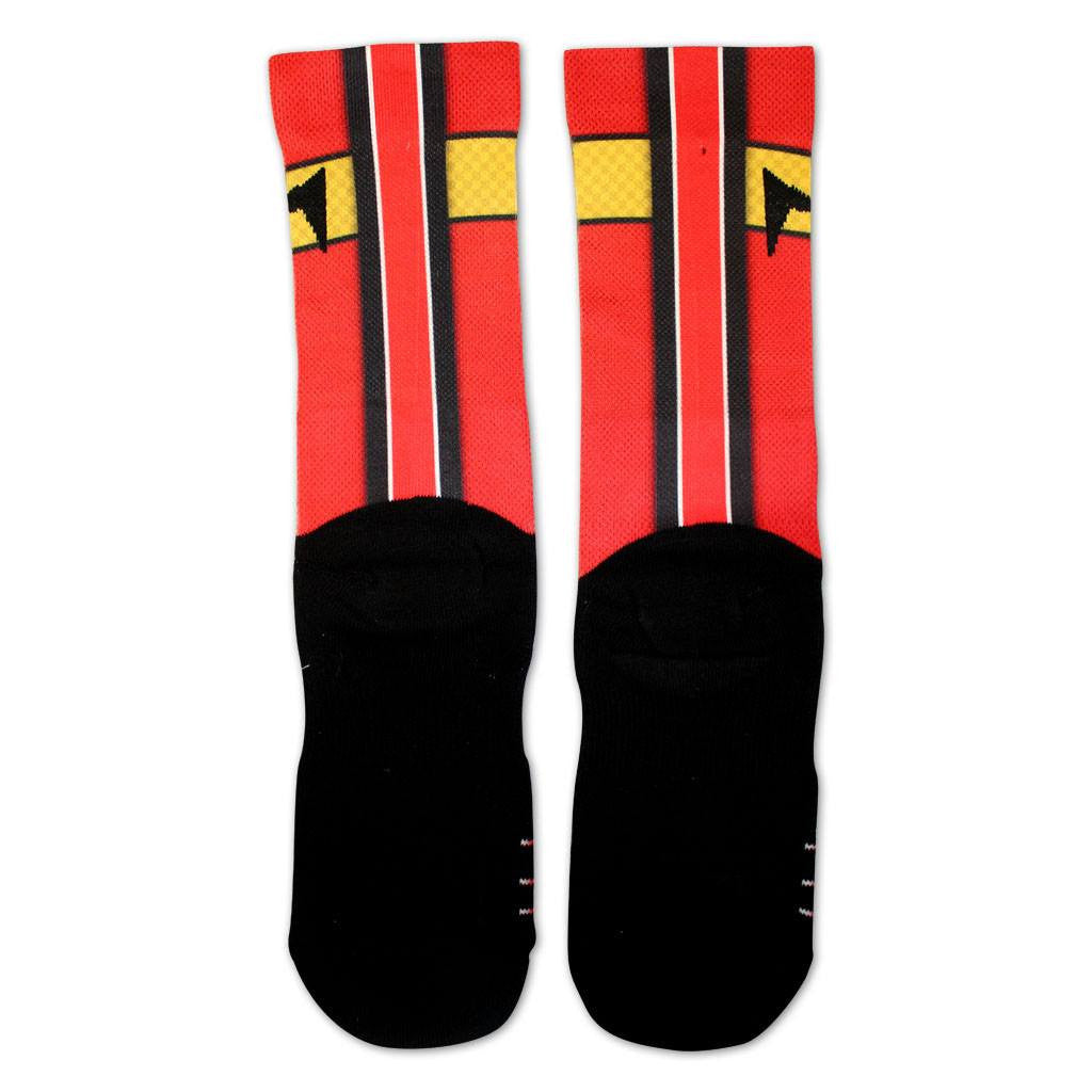 University of Maryland Jersey Series (Red) / Crew Socks - Route One Apparel
