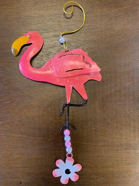 Flamingo / Metal Ornament - Route One Apparel