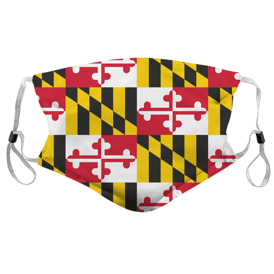 Maryland Flag Pattern / Face Mask - Route One Apparel