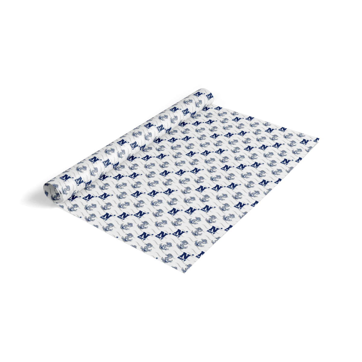 Navy Anchor Pattern (White) / Tissue Paper Pack