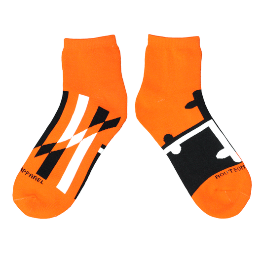 Baltimore Black & Orange Maryland Flag / Ankle Socks - Route One Apparel