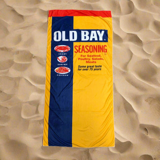 Old Bay Can /  Beach Towel - Route One Apparel