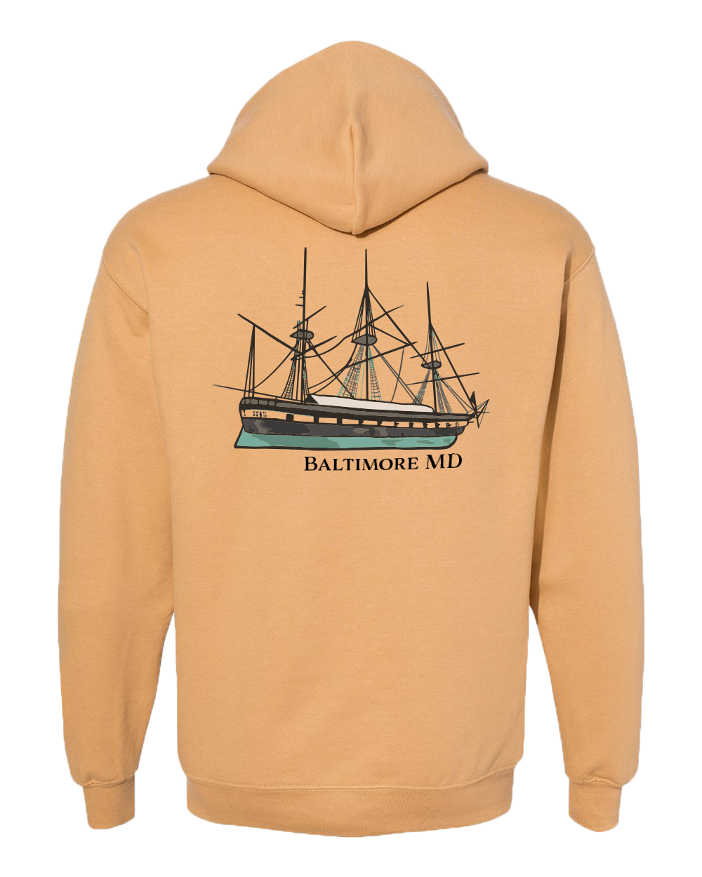 Keep Maryland Iconic - Constellation (Old Gold) / Hoodie - Route One Apparel