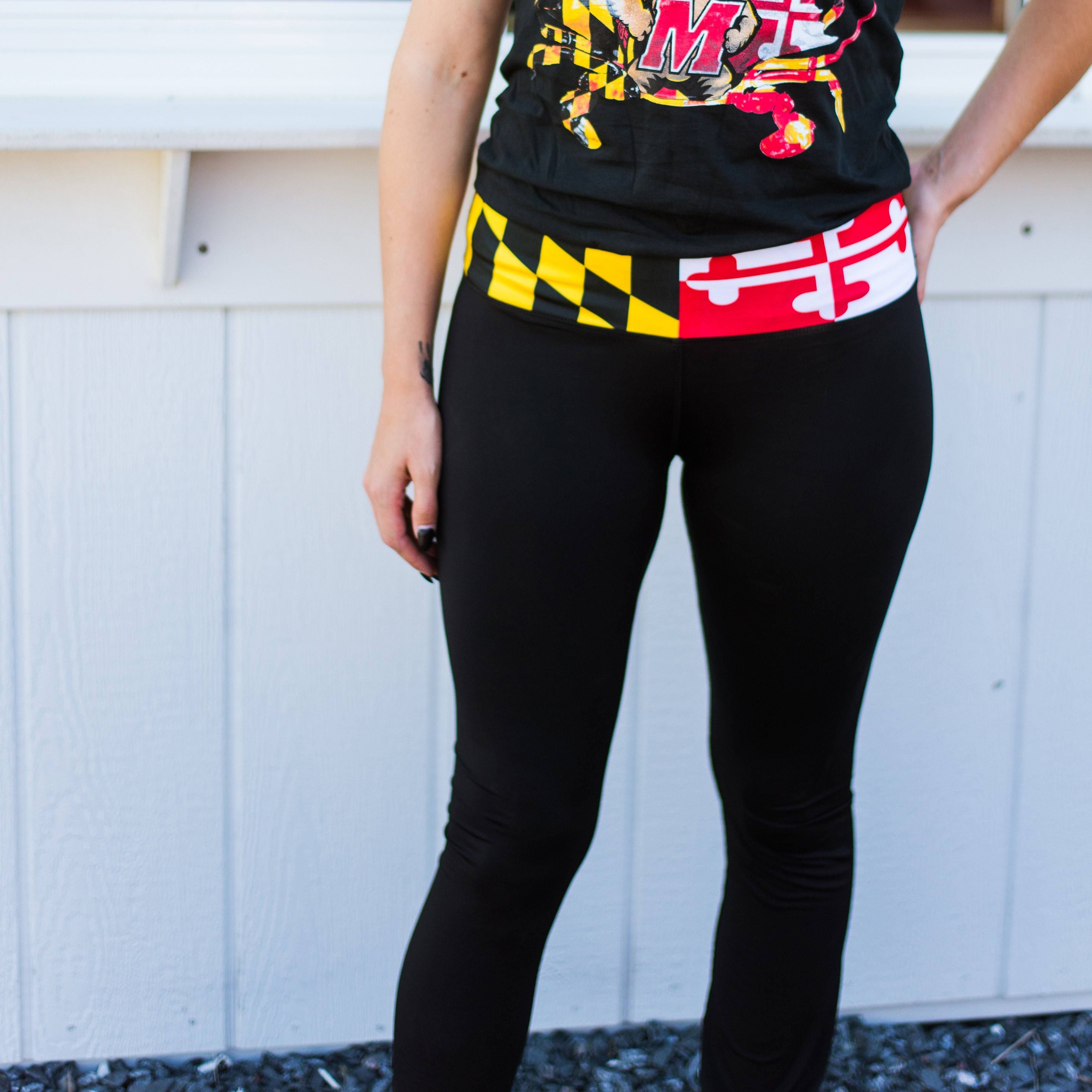 Route One Apparel - Maryland Flag / Yoga Pants