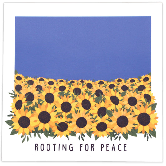 Rooting For Peace / Sticker - Route One Apparel