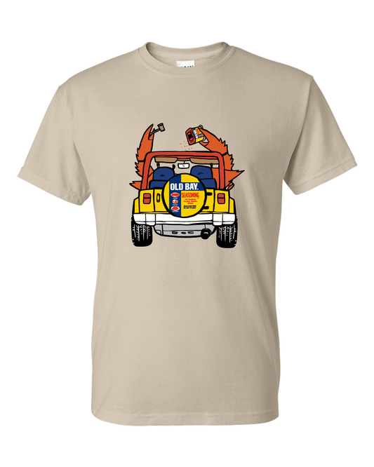 Old Bay Crab Off Roadin' (Sand) / Shirt - Route One Apparel