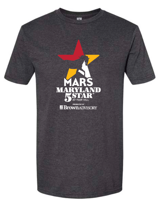 *PRE-ORDER* Maryland 5 Star/MARS Official Logo (Pitch Black Mist) / Shirt - Route One Apparel