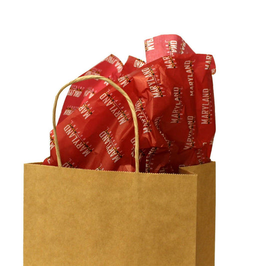 UMD Athletic Logo Pattern (Red) / Tissue Paper Pack - Route One Apparel