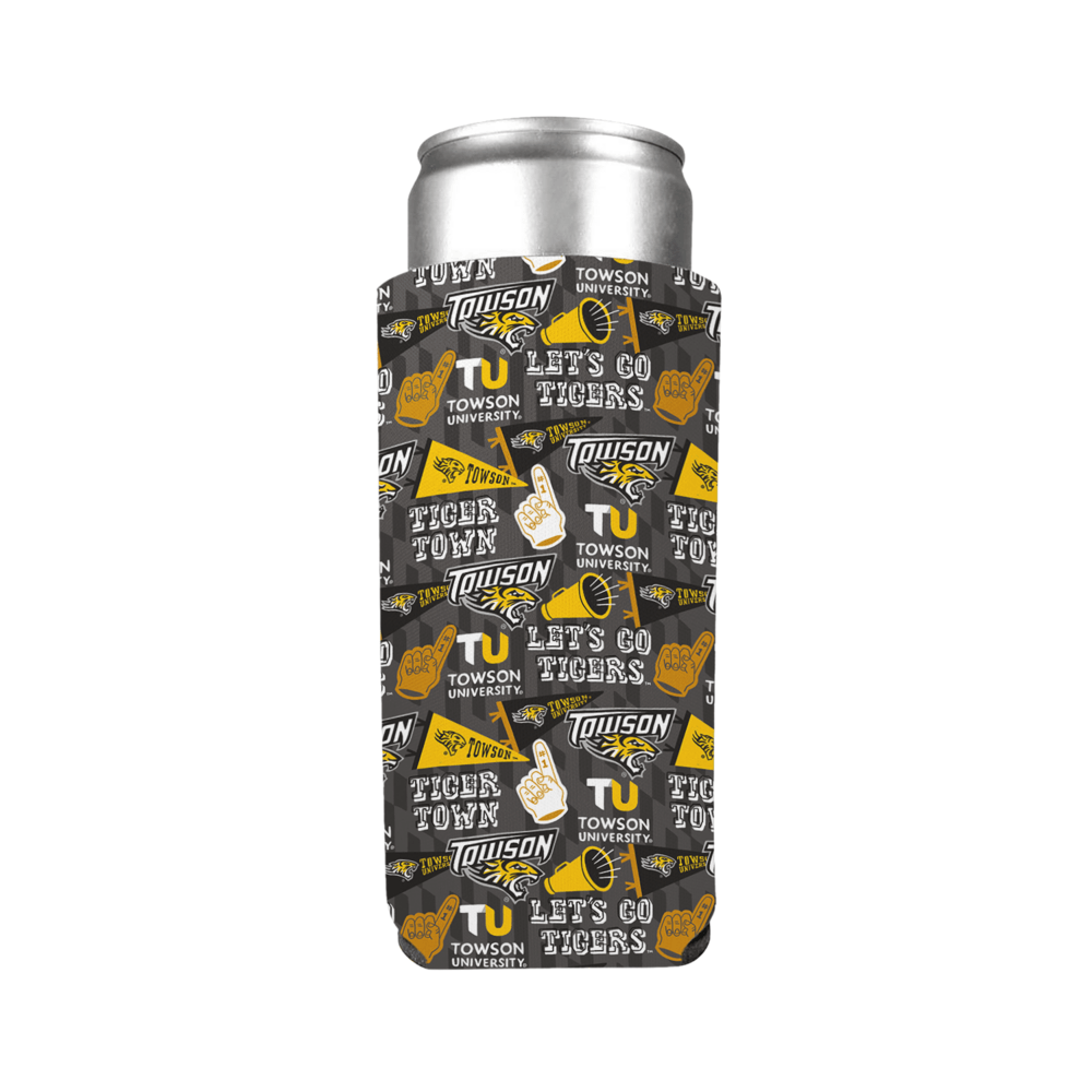 http://www.routeoneapparel.com/cdn/shop/products/Towson-University-Fan-Pattern-Slim-Koozie.png?v=1637622411