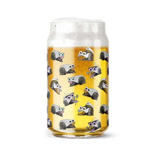 Trash Wheel Family Pattern / Beer Glass - Route One Apparel