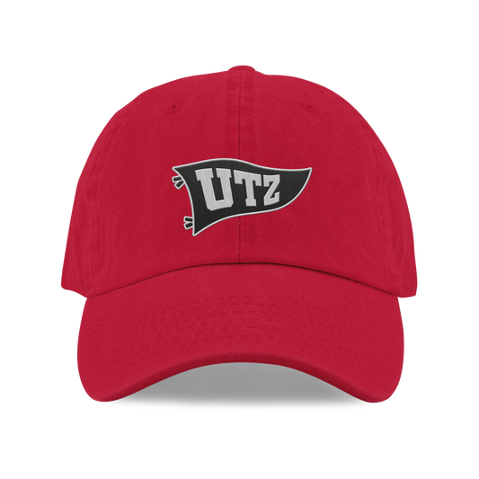 Utz Pennant Flag (Red) / Baseball Hat - Route One Apparel