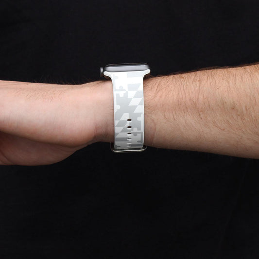 Whitescale Maryland Flag / Apple Watch Band - Route One Apparel