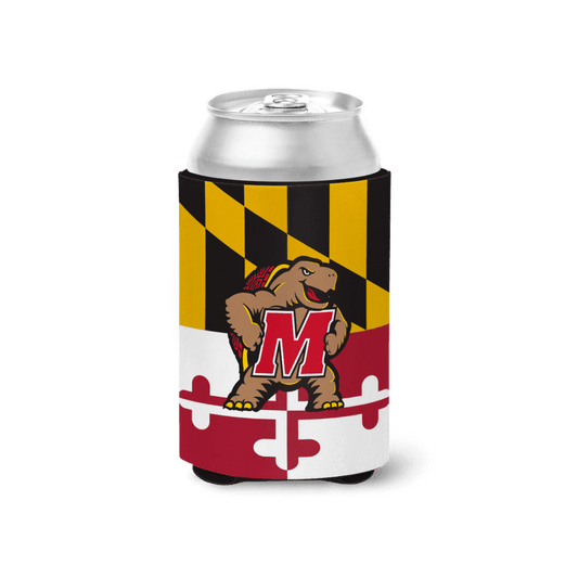 Maryland Flag with Testudo / Can Cooler - Route One Apparel