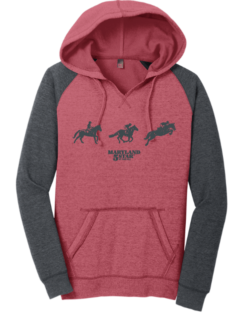 Maryland 5 Star Horses (Red & Charcoal) / Hoodie - Route One Apparel