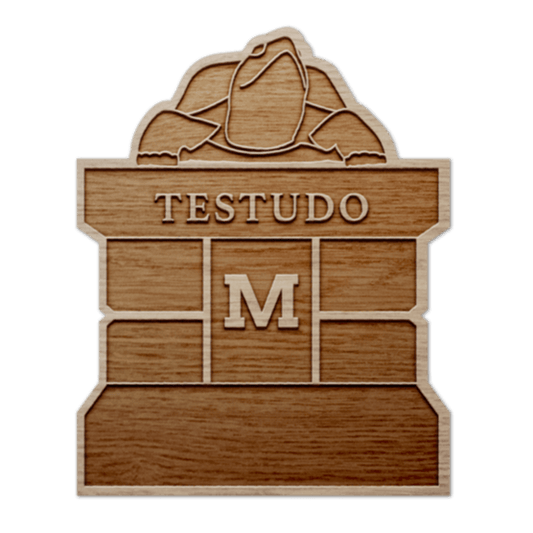 Testudo Statue / Wooden Coaster - Route One Apparel