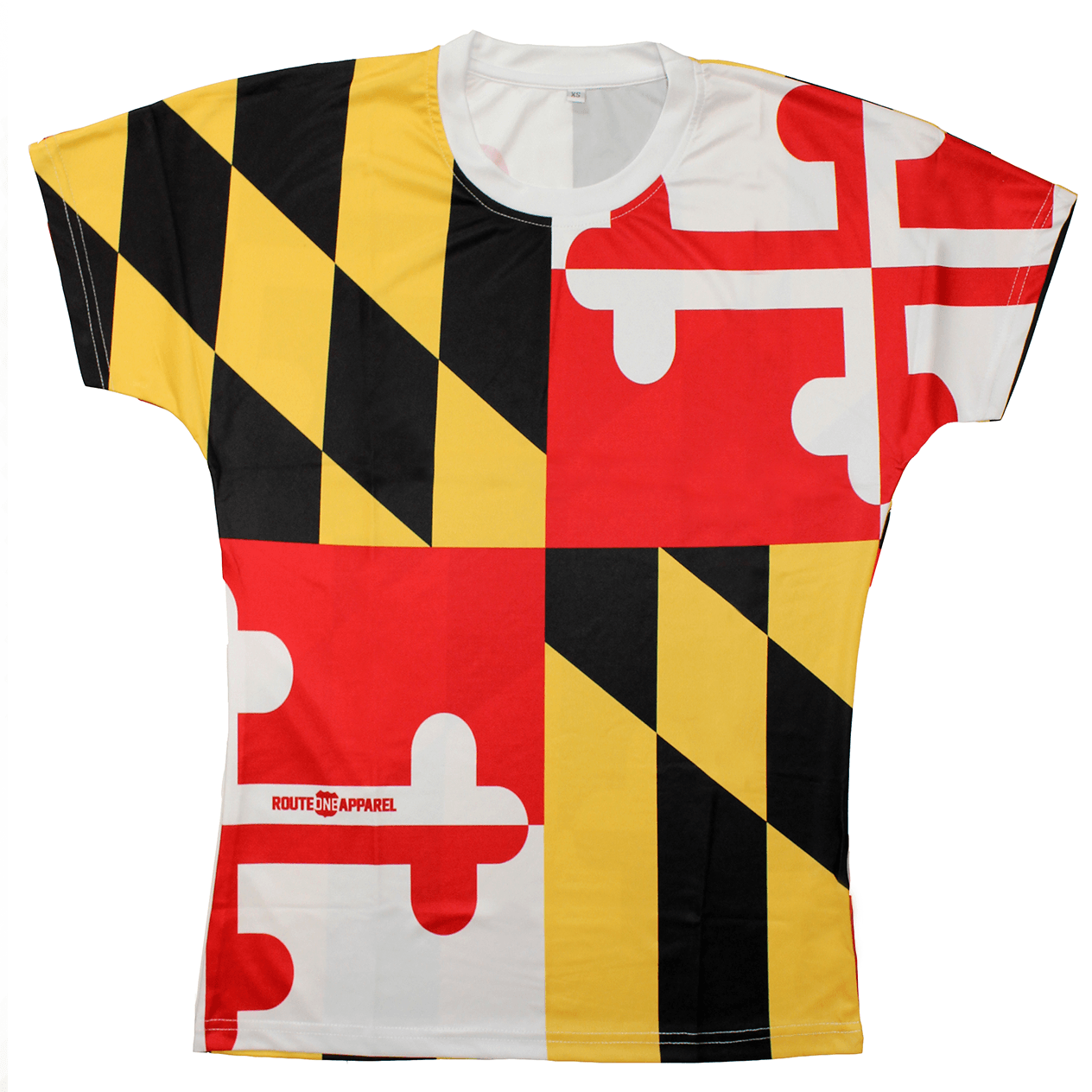 Route One Apparel Maryland Flag Wicking / Shirt - Small