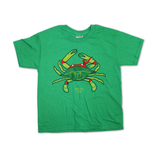 Ninja Crab (Kelly Green) / *Youth* Shirt - Route One Apparel