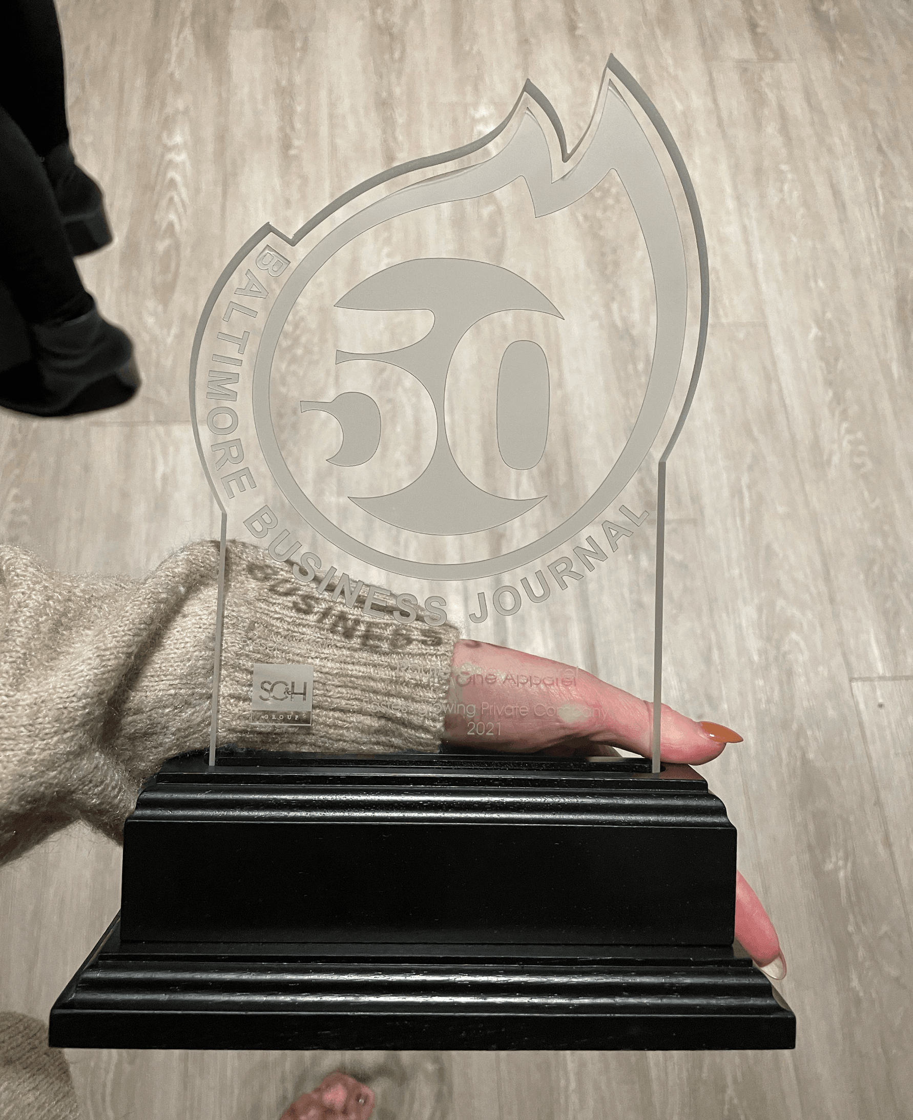 Route One Apparel Ranks #1 out of Top 50 Fastest Growing Companies in Baltimore