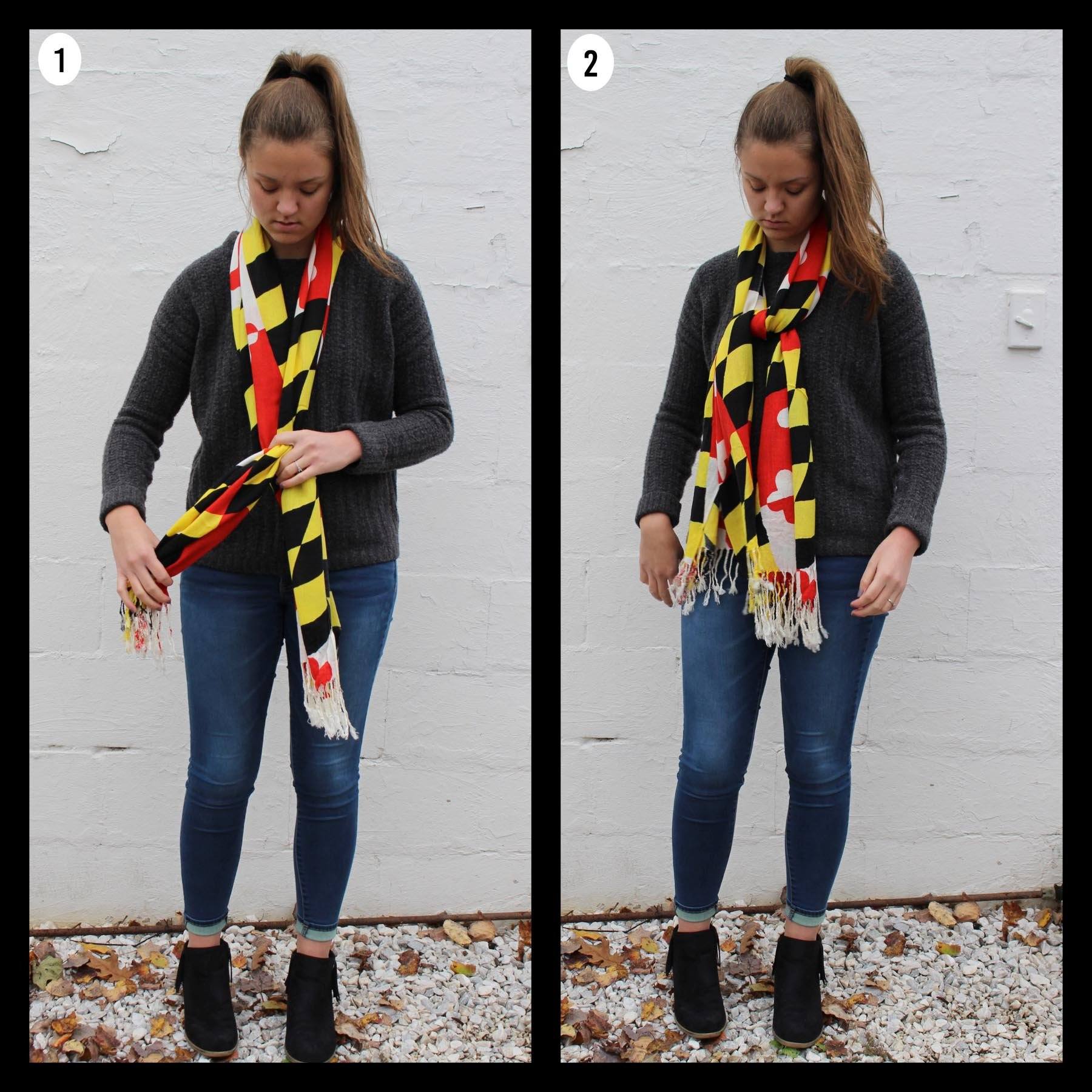 7 Ways To Wear Your MD Flag Scarf