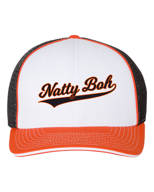 Natty Boh Baseball Script (Tricolor Black) / Baseball Hat