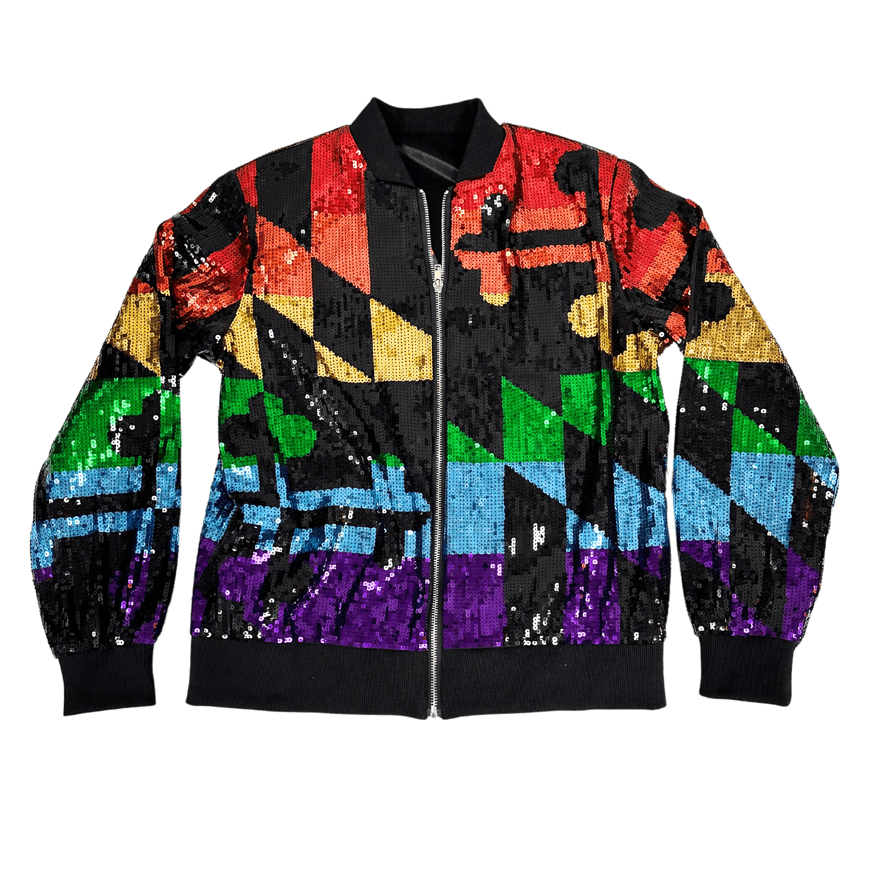 Rainbow Maryland Pride / Sequin Jacket