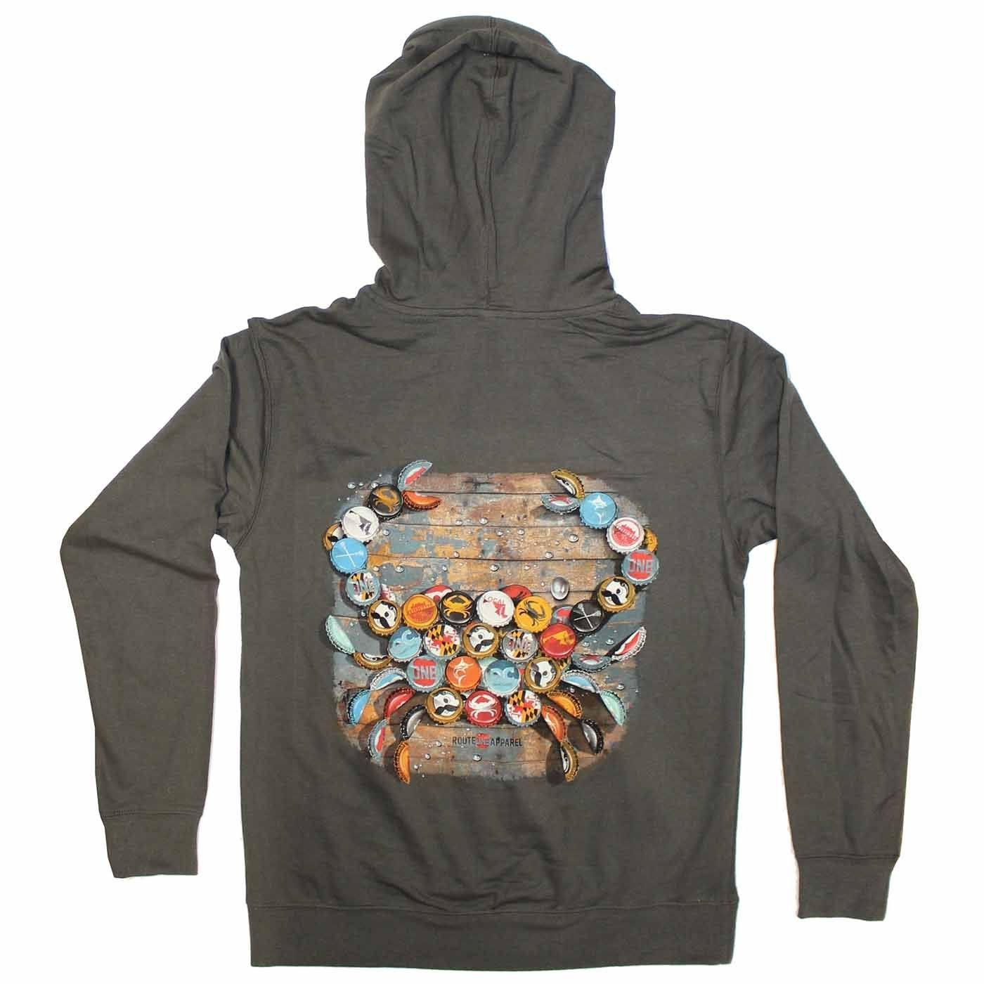 Natty Boh Bottle Cap (Heavy Metal) / Terry Hoodie