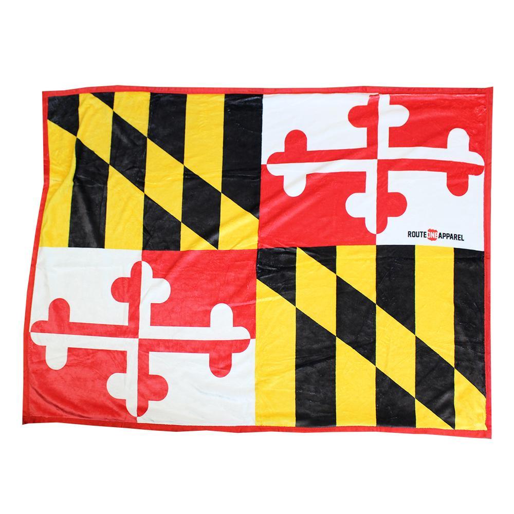 Maryland Flag / 50in x 59in Blanket