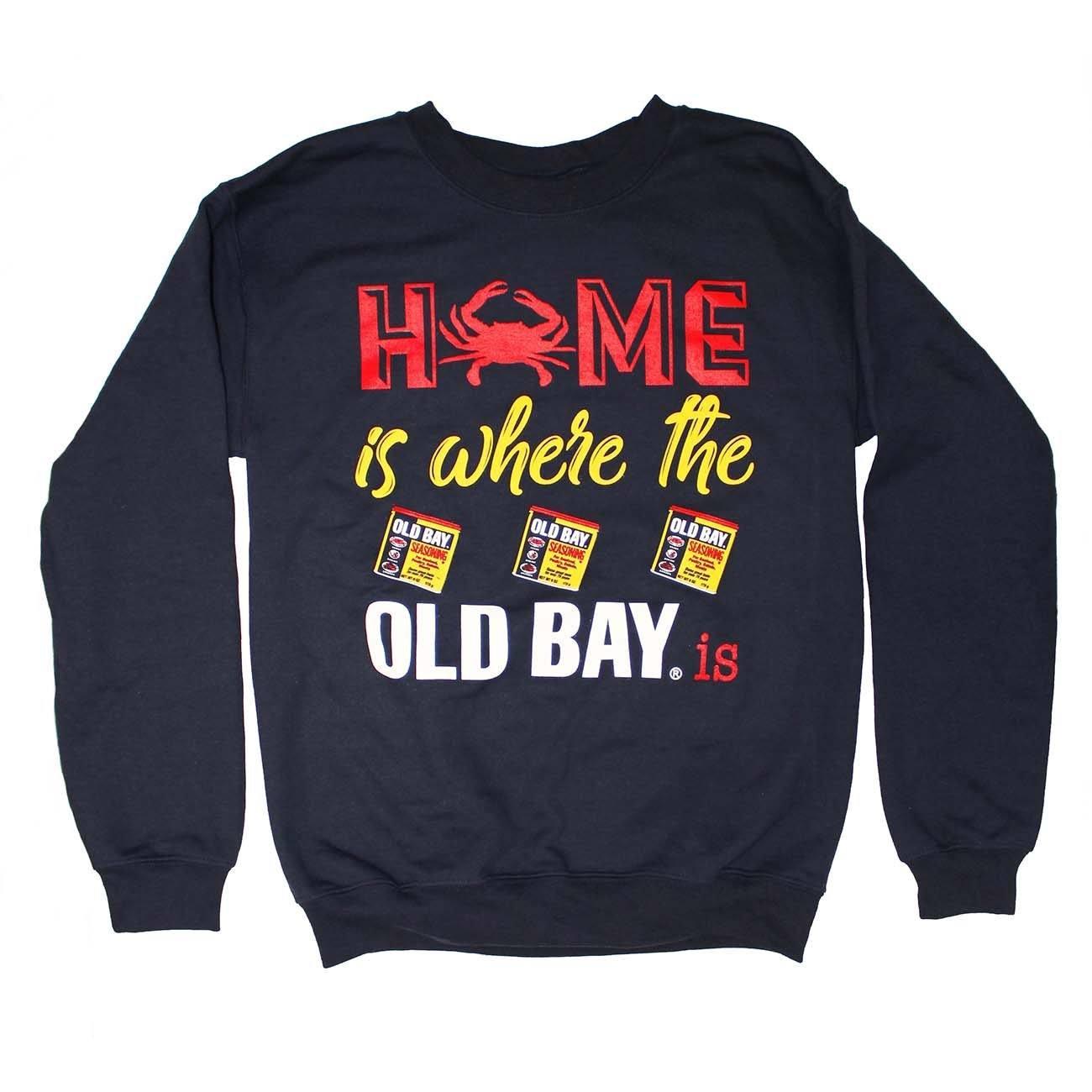 Home Is Where The OLD BAY Is (Navy) / Crew Sweatshirt