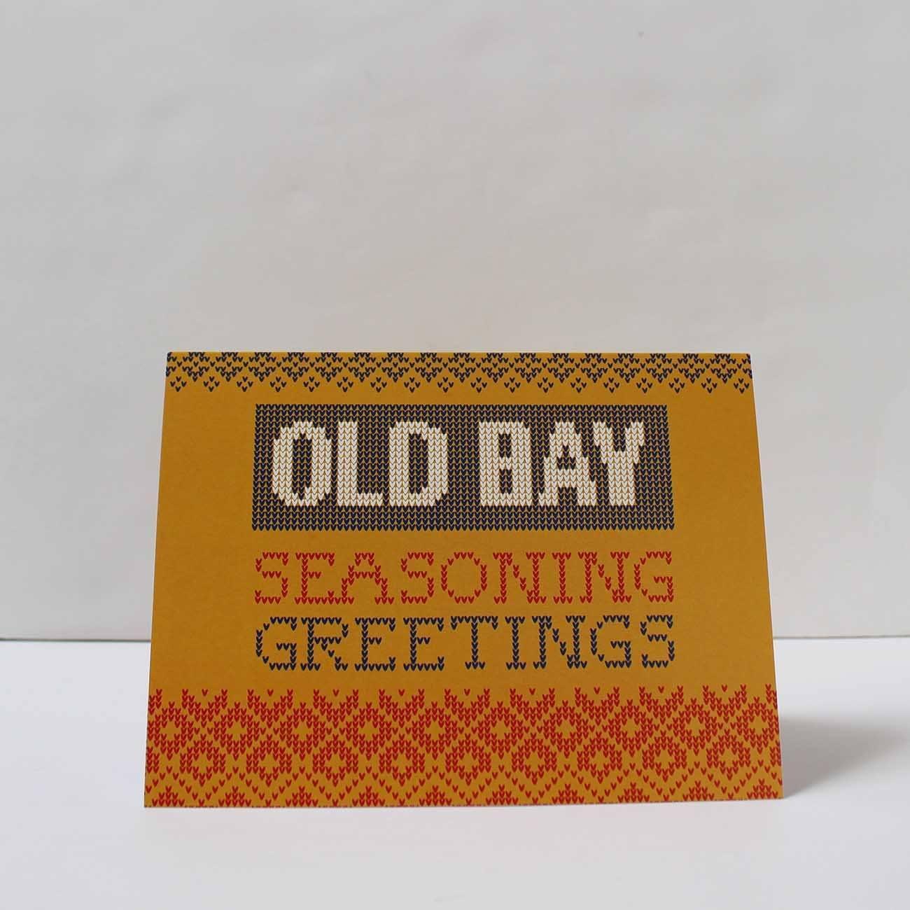 Seasoning Greetings (Gold) / 8-Pack Christmas Cards
