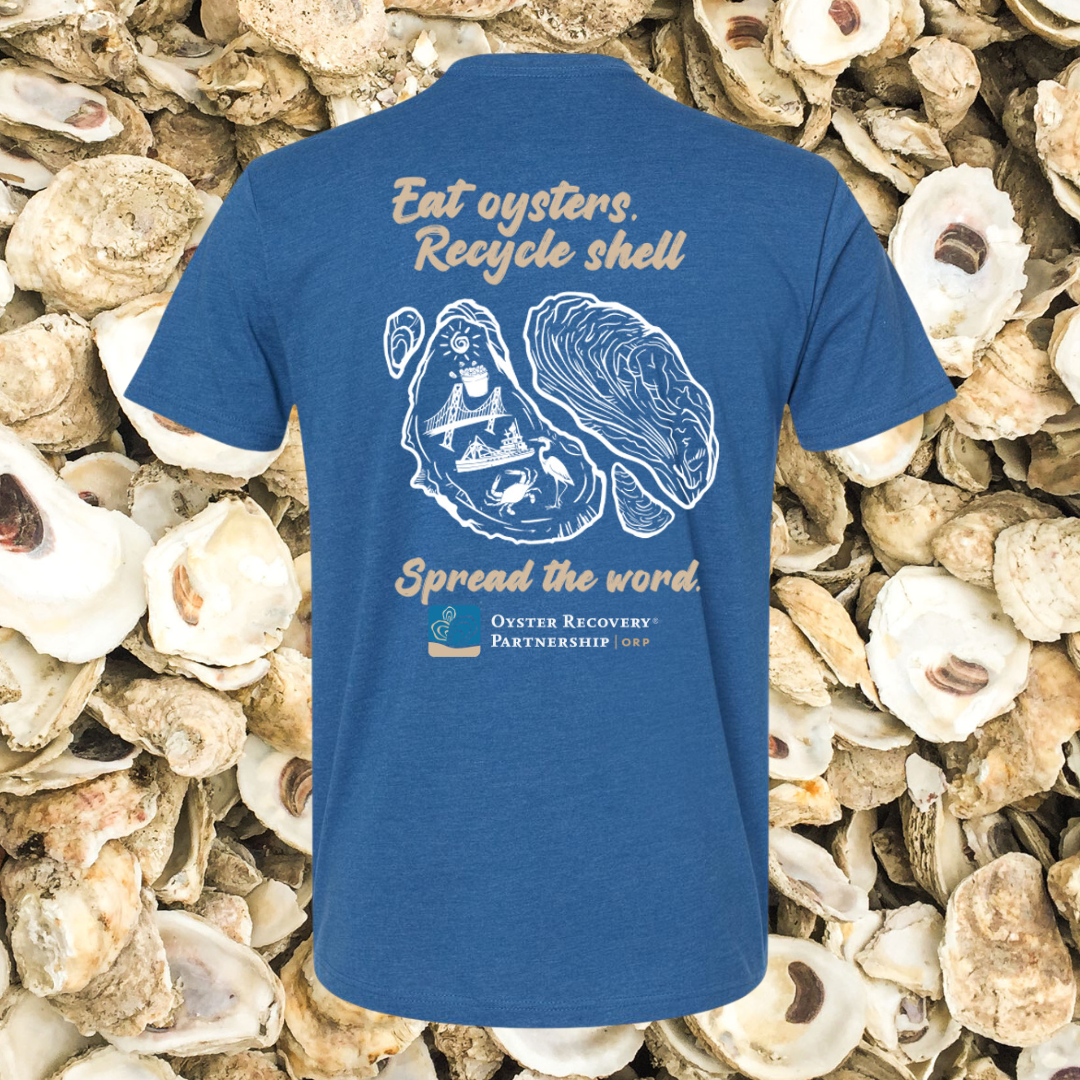*COMING SOON* Oyster Recovery Partnership Graphic Tee (Cool Blue) / Shirt - Route One Apparel