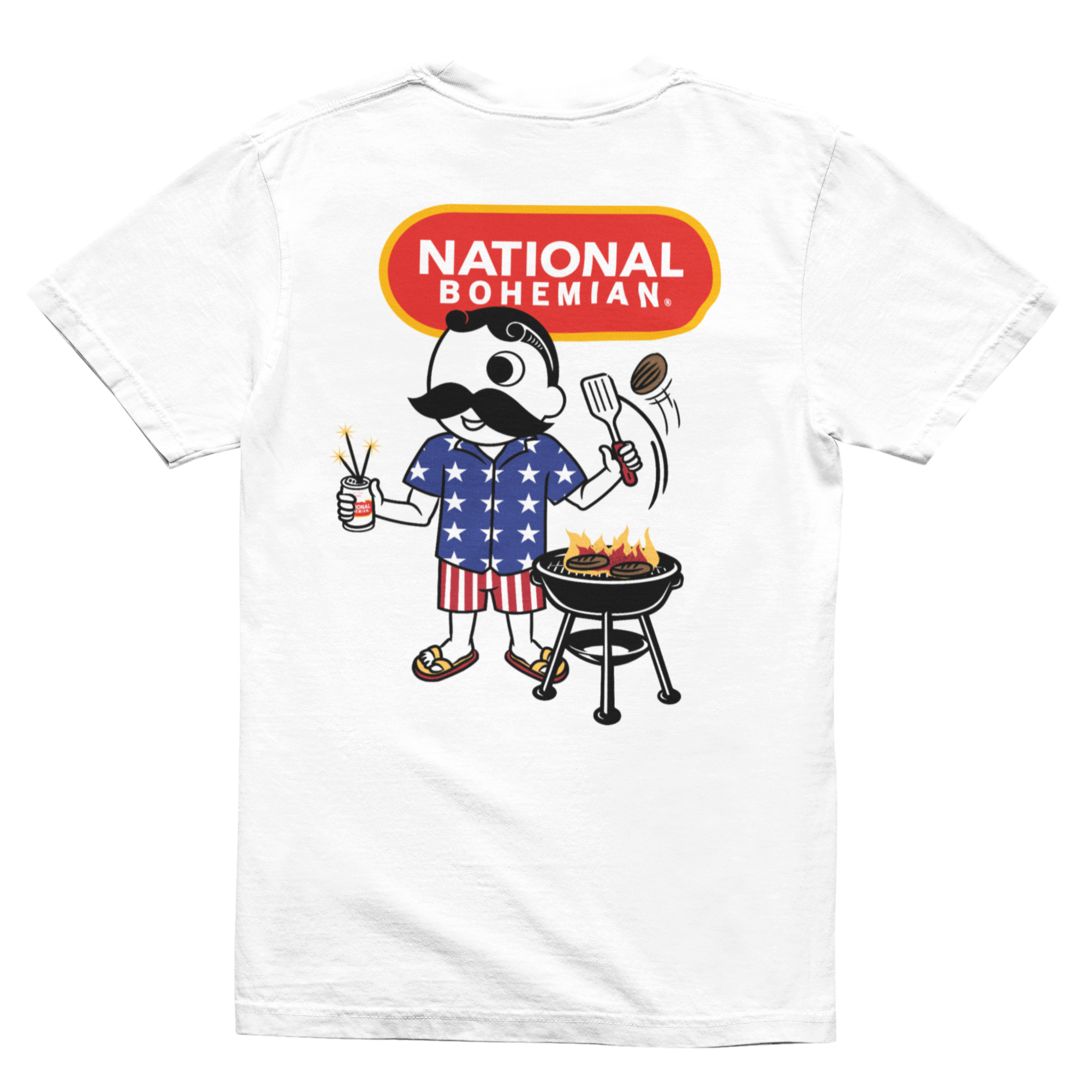 Backyard Boh (White) / T-Shirt