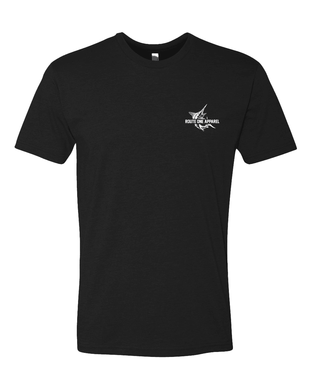 White Marlin Maryland Flag Splash (Black) / Shirt - Route One Apparel