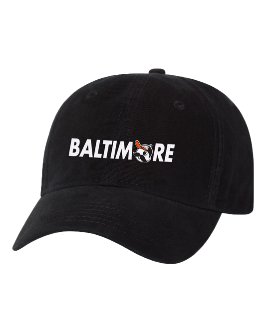 BALTIMORE - Boh Baseball Logo (Black) / Baseball Hat
