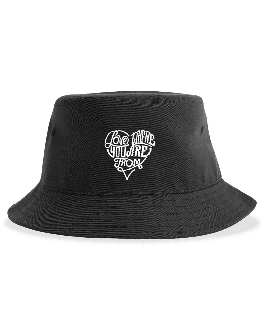 Love Where You Are From (Black) / Bucket Hat