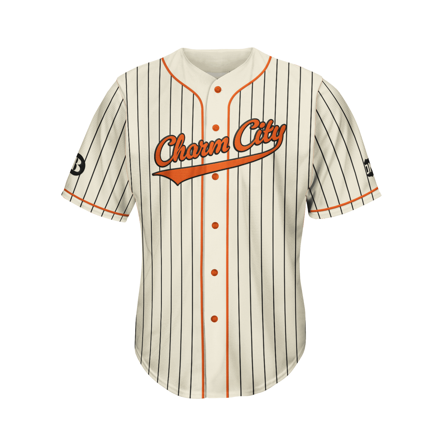 Charm City Baseball- Brightside X R1A / Baseball Jersey - Route One Apparel