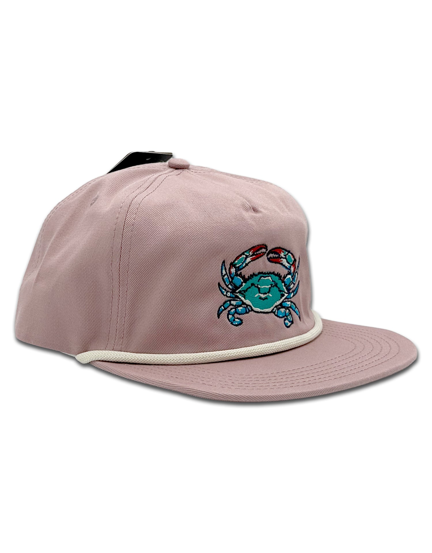 Blue Crab Hat (Rose/Cream) / 5-Panel Rope Cap